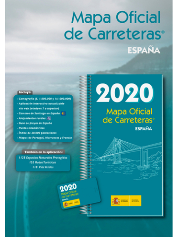 mapa carreteras fomento Mapa Oficial de Carreteras de España 2020. Ministerio de Fomento 