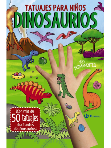 BRUÑO EDITORIAL TATUAJES PARA NIÑOS DINOSAURIOS